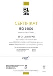 Certifikat ISO 14001