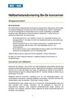 Hållbarhetsrapport Be-Ge Företagen AB 2021